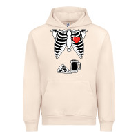 Sandshell dad skeleton halloween beer pizza Urban Hoodie - artisFamous