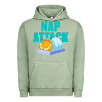 Pigment Oil Green nap attack Urban Hoodie - artisFamous