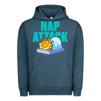 Pigment Midnight Navy nap attack Urban Hoodie - artisFamous