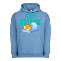 Pigment Pebble Blue nap attack Urban Hoodie - artisFamous