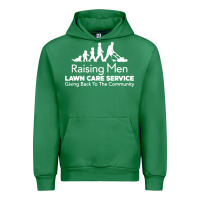 Emerald raising men lawn care Urban Hoodie - artisFamous