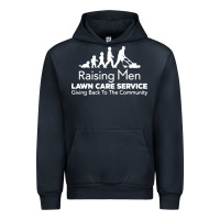Navy raising men lawn care Urban Hoodie - artisFamous