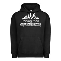 Pigment Black raising men lawn care Urban Hoodie - artisFamous