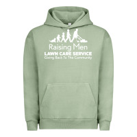Pigment Oil Green raising men lawn care Urban Hoodie - artisFamous