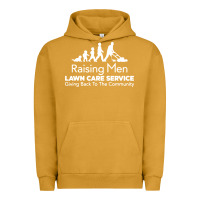 Pigment Peanut Butter raising men lawn care Urban Hoodie - artisFamous