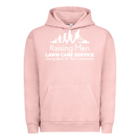 Pigment Salmon raising men lawn care Urban Hoodie - artisFamous