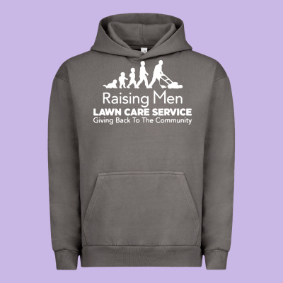 Raising Men Lawn Care Urban Hoodie Designed By Artisfamous