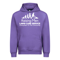Tulip raising men lawn care Urban Hoodie - artisFamous