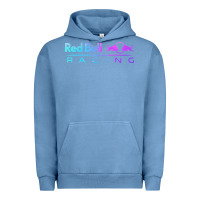 Pigment Pebble Blue red racing Urban Hoodie - artisFamous