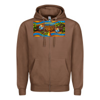 Chestnut hanukkah with candlestick Zipper Hoodie - AdoDesignShop