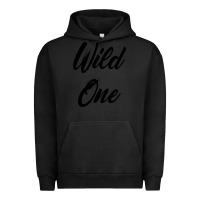 Pigment Black wild one Urban Hoodie - artisFamous