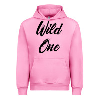 Fuchsia Pink wild one Urban Hoodie - artisFamous