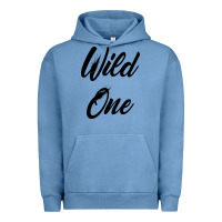 Pigment Pebble Blue wild one Urban Hoodie - artisFamous