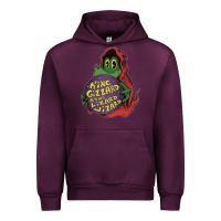 Mauve Wine The Little Crocodile Urban Hoodie - artisFamous