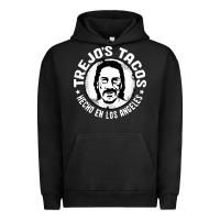 Pigment Black tacos restaurant Urban Hoodie - artisFamous