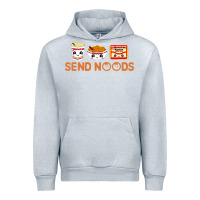 Heather Grey send noods Urban Hoodie - artisFamous