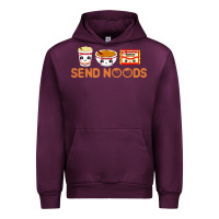 Mauve Wine send noods Urban Hoodie - artisFamous