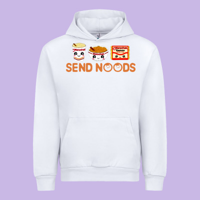 Send Noods Urban Hoodie Designed By Artisfamous