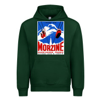 Forest Green Savoie France Blue Urban Hoodie - artisFamous