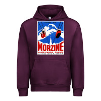 Mauve Wine Savoie France Blue Urban Hoodie - artisFamous