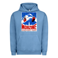 Pigment Pebble Blue Savoie France Blue Urban Hoodie - artisFamous