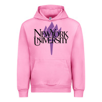Fuchsia Pink New York University Urban Hoodie - artisFamous