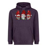Plum gnome with christmas lights Heavyweight Hoodie - JahusDesignShop
