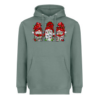 Sage gnome with christmas lights Heavyweight Hoodie - JahusDesignShop