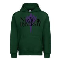 Forest Green New York University Urban Hoodie - artisFamous