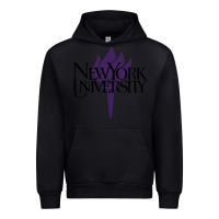Black New York University Urban Hoodie - artisFamous