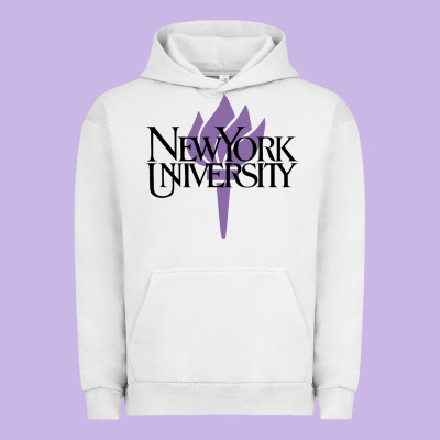 New York University Urban Hoodie Designed By Artisfamous