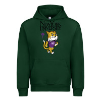 Forest Green New York University Urban Hoodie - artisFamous