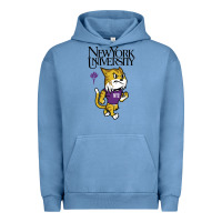 Pigment Pebble Blue New York University Urban Hoodie - artisFamous