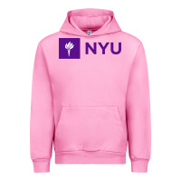Fuchsia Pink nyu new york university purple Urban Hoodie - artisFamous