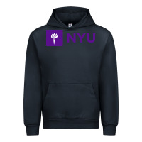 Navy nyu new york university purple Urban Hoodie - artisFamous
