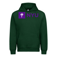 Forest Green nyu new york university purple Urban Hoodie - artisFamous
