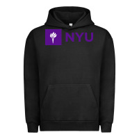 Pigment Black nyu new york university purple Urban Hoodie - artisFamous