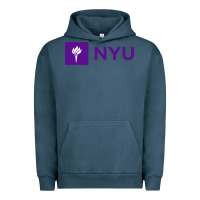 Pigment Midnight Navy nyu new york university purple Urban Hoodie - artisFamous