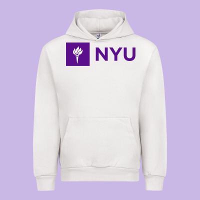 Nyu New York University Purple Urban Hoodie Designed By Artisfamous