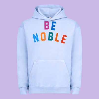 Be Noble Tee Urban Hoodie Designed By Artisfamous