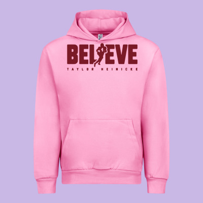 Taylor Heinicke Believe Urban Hoodie Designed By Artisfamous