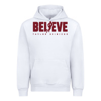 White taylor heinicke believe Urban Hoodie - artisFamous
