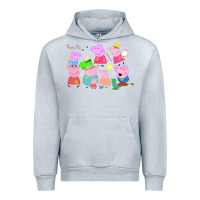 Heather Grey Peppa Pig Urban Hoodie - artisFamous