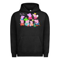 Pigment Black Peppa Pig Urban Hoodie - artisFamous