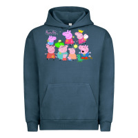 Pigment Midnight Navy Peppa Pig Urban Hoodie - artisFamous