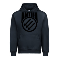 Navy anti blue check action Urban Hoodie - artisFamous