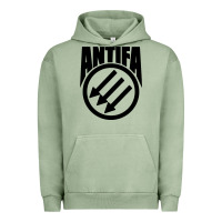 Pigment Oil Green anti blue check action Urban Hoodie - artisFamous