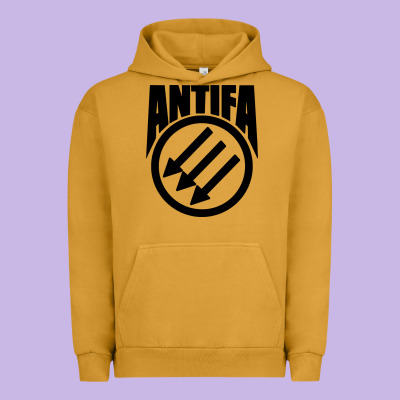 Anti Blue Check Action Urban Hoodie Designed By Artisfamous