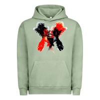 Pigment Oil Green kings of leon only by the night Urban Hoodie - artisFamous