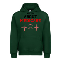 Forest Green ask me about medicare Urban Hoodie - artisFamous